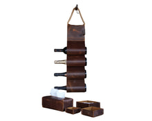 Load image into Gallery viewer, Leather Wine Bottle Holder