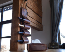 Load image into Gallery viewer, Leather Wine Bottle Holder