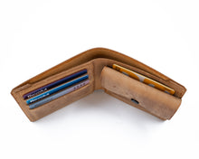 Kép betöltése a galériamegjelenítőbe: Férfi bőr pénztárca