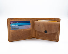 Kép betöltése a galériamegjelenítőbe: Férfi bőr pénztárca