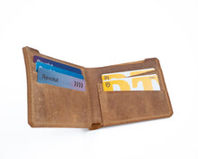 Kép betöltése a galériamegjelenítőbe: Férfi bőr pénztárca

