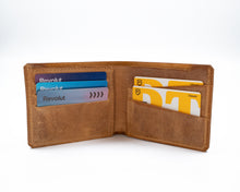 Kép betöltése a galériamegjelenítőbe: Férfi bőr pénztárca
