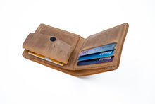 Kép betöltése a galériamegjelenítőbe: Férfi bőr pénztárca
