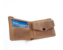 Kép betöltése a galériamegjelenítőbe: Férfi bőr pénztárca
