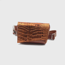 Load and play video in Gallery viewer, Small Leather Waist Bag
